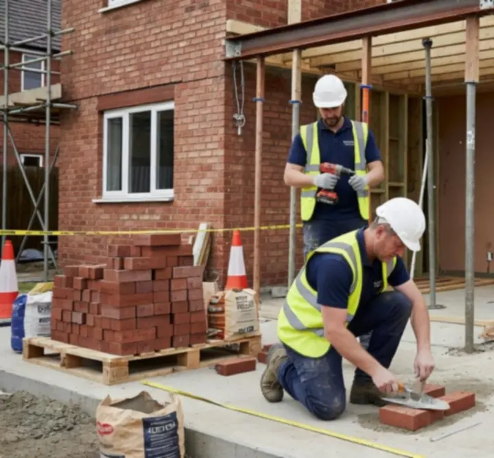 Domestic construction work in progress managed by FORD & CO BUILDING