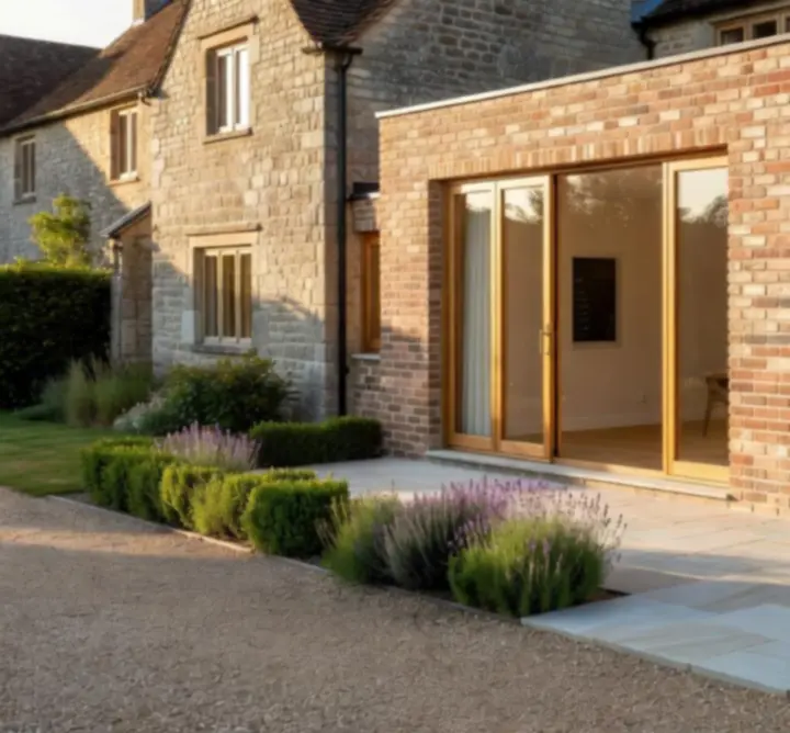 Completed residential extension showcasing FORD & CO BUILDING workmanship