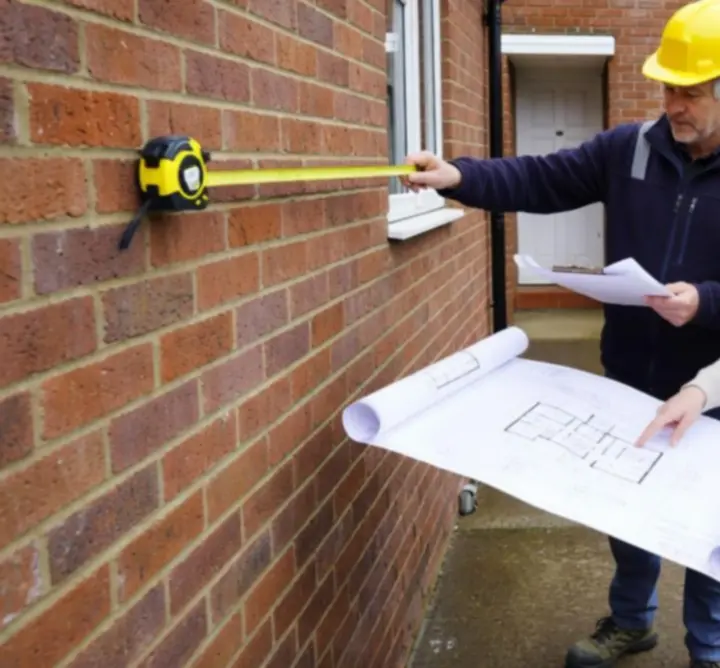 FORD & CO BUILDING team carrying out a domestic property site visit and assessment