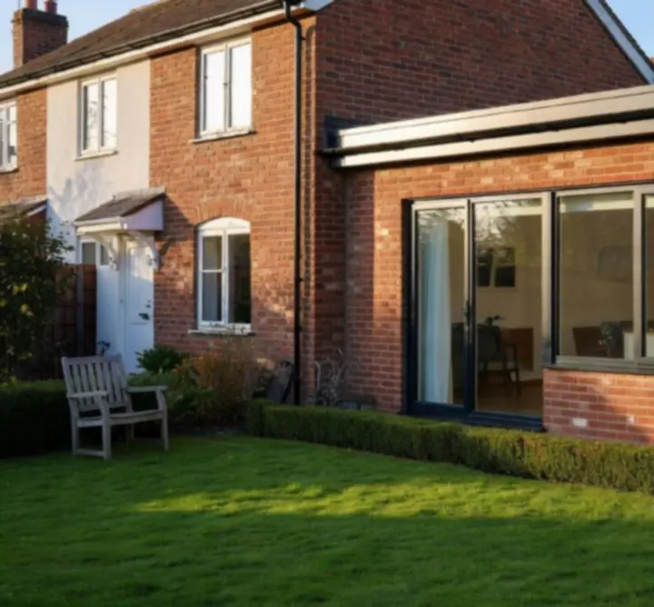 Completed home extension project